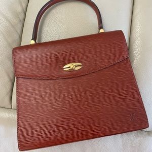 Louis Vuitton Vintage Brown Epi Malesherbes